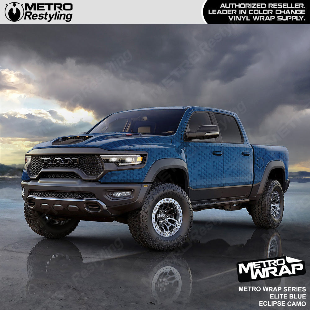 Metro Wrap Eclipse Elite Blue Truck Wrap
