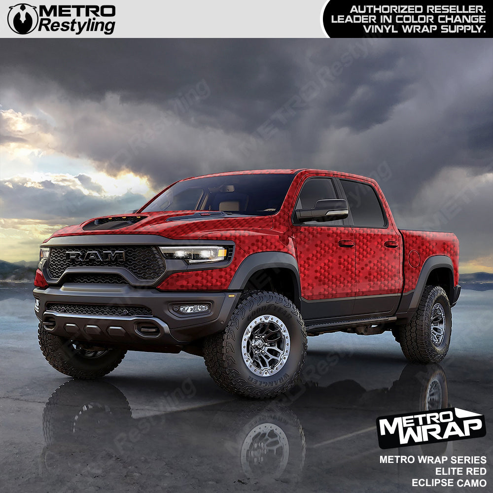 Metro Wrap Eclipse Elite Red Truck Wrap