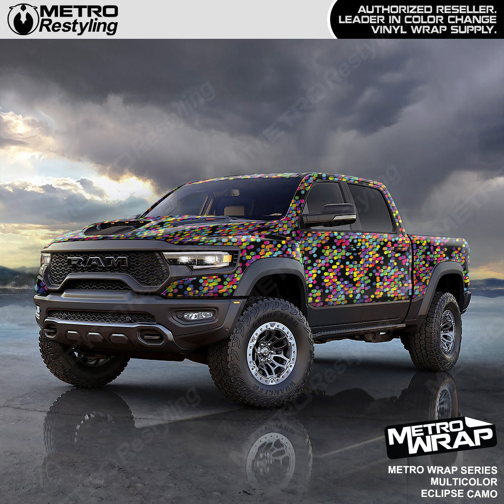 Metro Wrap Eclipse Multicolor Truck Wrap