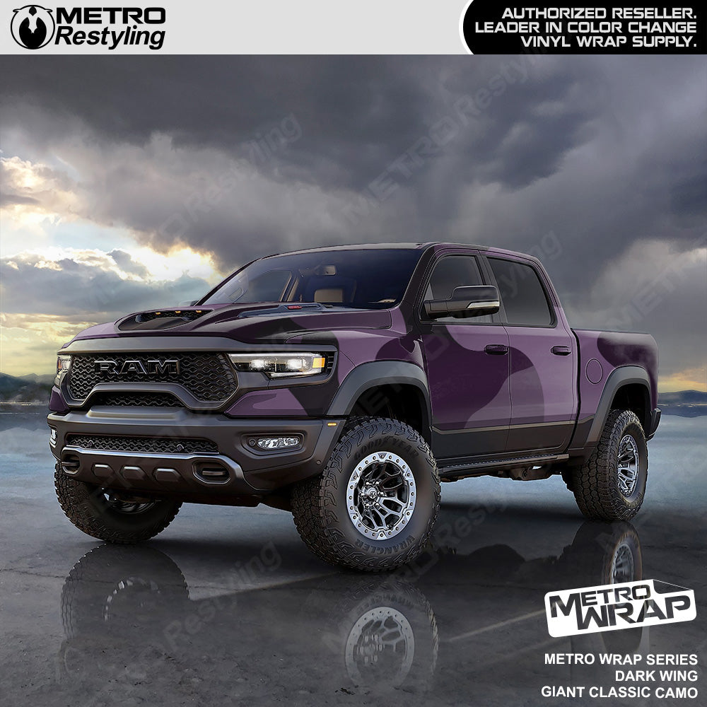 Metro Wrap Giant Classic Darkwing Camouflage Vinyl Film