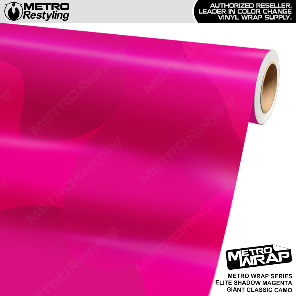 Metro Wrap Giant Classic Elite Shadow Magenta Camouflage Vinyl Film