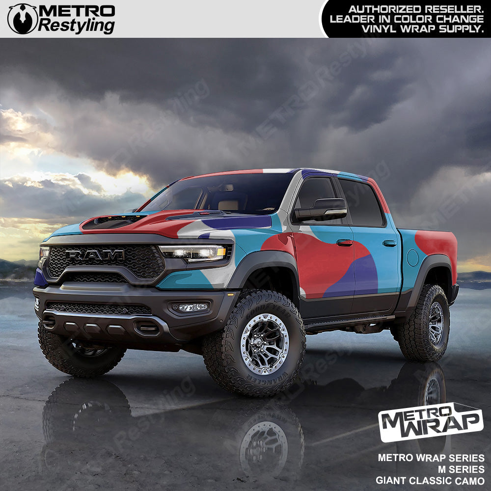 Metro Wrap Giant Classic M Series Camouflage Vinyl Film