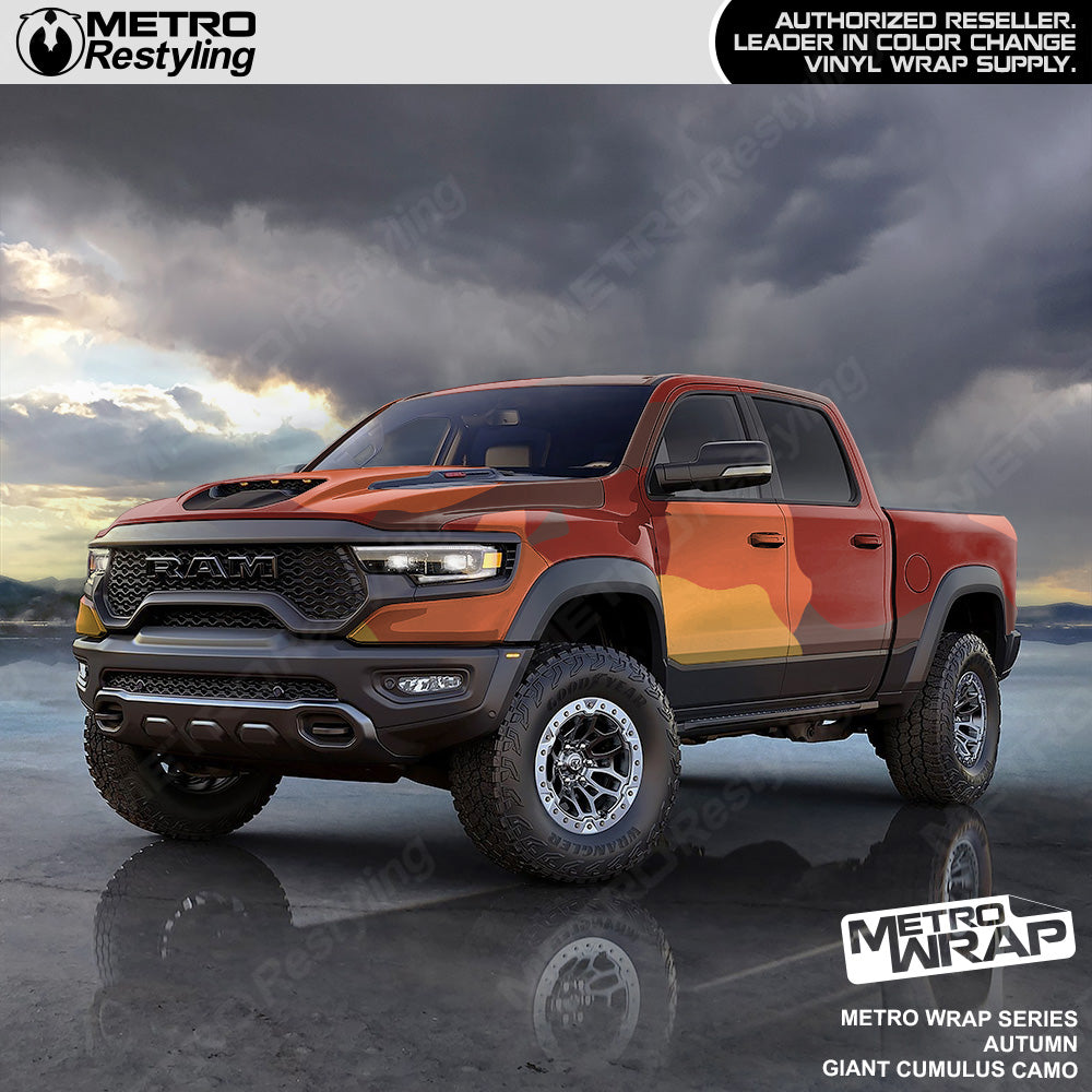 Metro Wrap Giant Cumulus Autumn Camouflage Vinyl Film