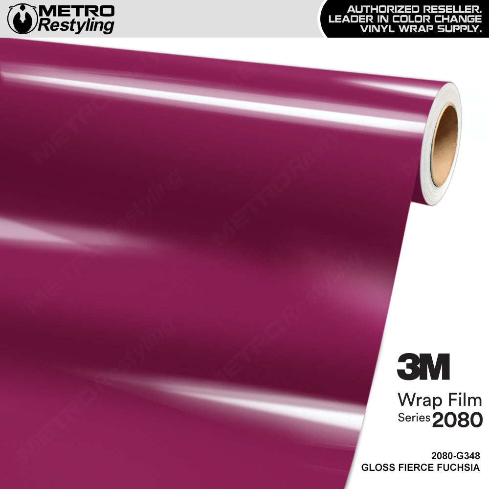 3M 2080 Gloss Fierce Fuchsia Vinyl Wrap | G348