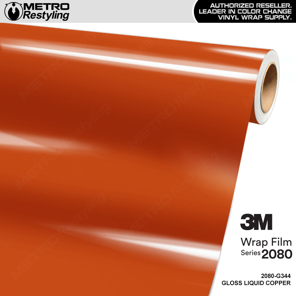 3M 2080 Gloss Liquid Copper Vinyl Wrap | G344