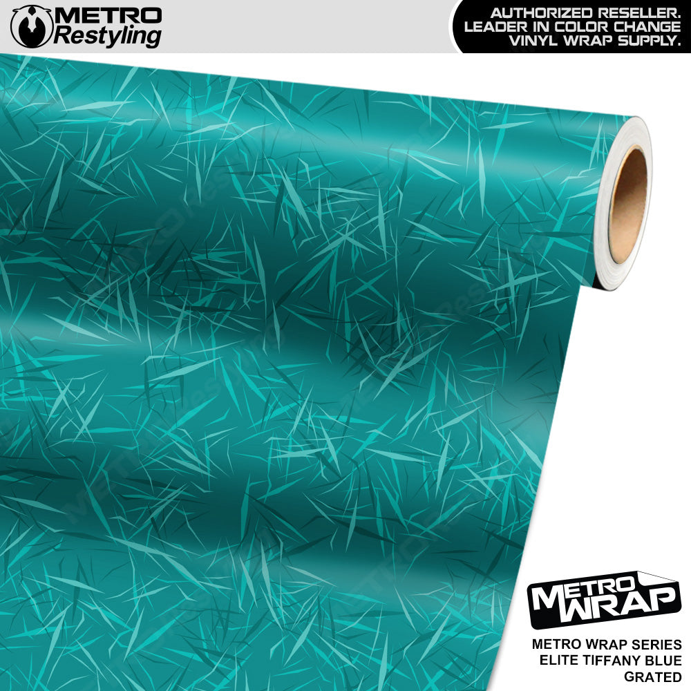 Metro Wrap Grated Elite Tiffany Blue Vinyl Film