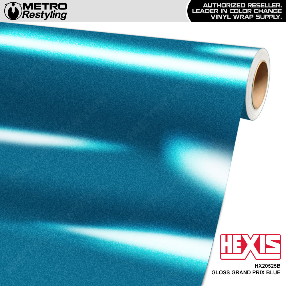 Hexis Gloss Grand Prix Blue Vinyl Wrap | HX20525B