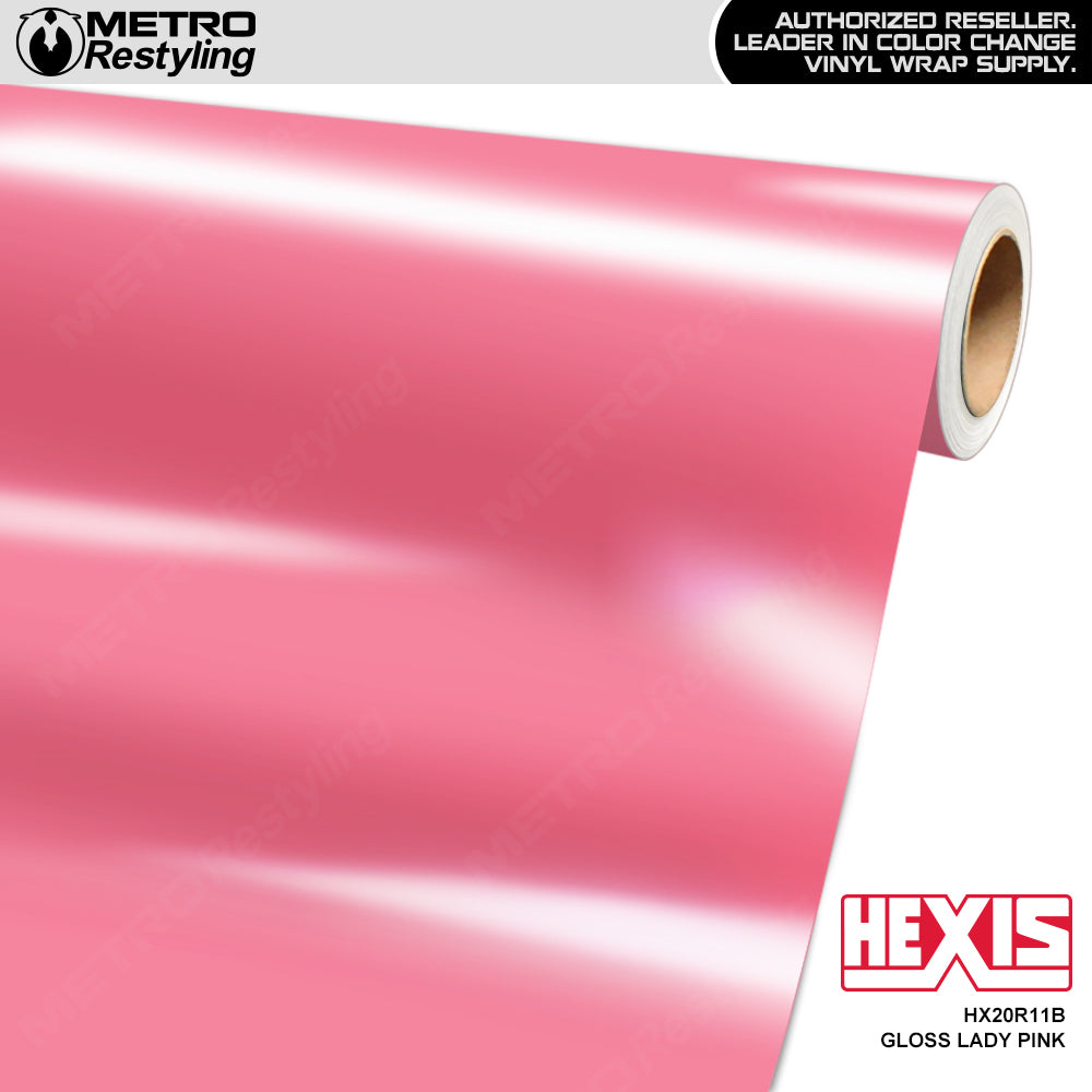 Hexis Gloss Lady Pink Vinyl Wrap | HX20R11B