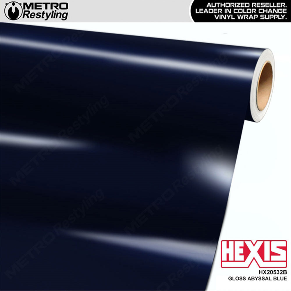Hexis Gloss Abyssal Blue Vinyl Wrap | HX20532B | BLOWOUT STOCK | (345 sq ft) | V958811