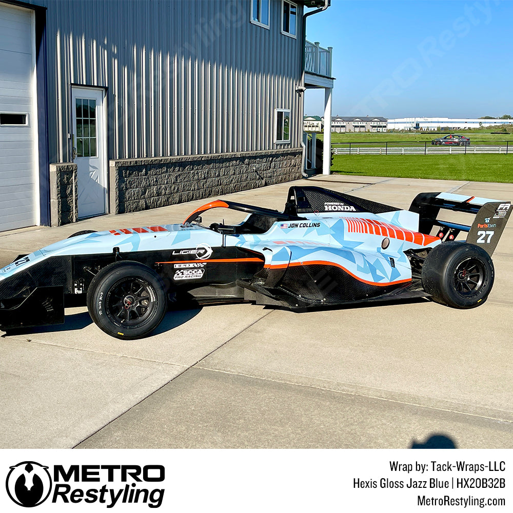Jazz Blue F3 Ligier Vinyl Wrap