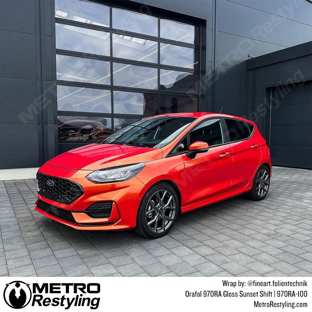 Gloss Sunset Shift Vinyl Wrap