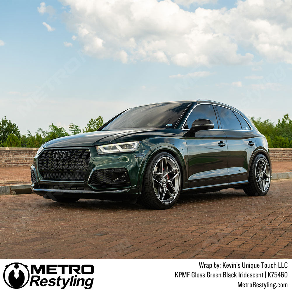 Green Black Audi SQ5 Vinyl Wrap