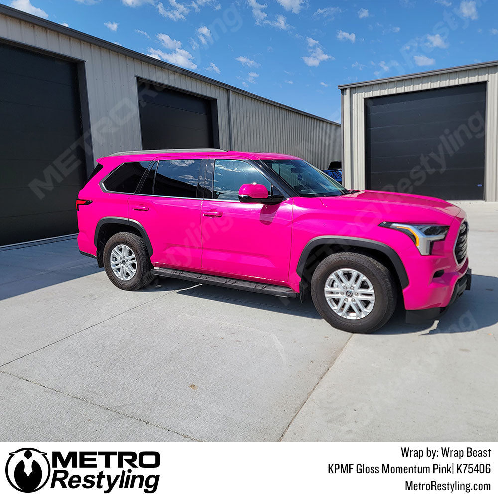 KPMF momentum pink toyota Sequoia Vinyl Wrap