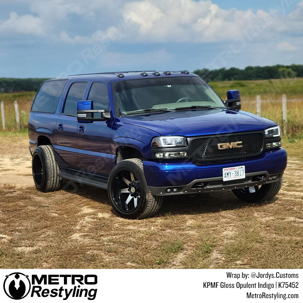 KPMF K75400 Gloss Opulent Indigo Vinyl Wrap | K75452