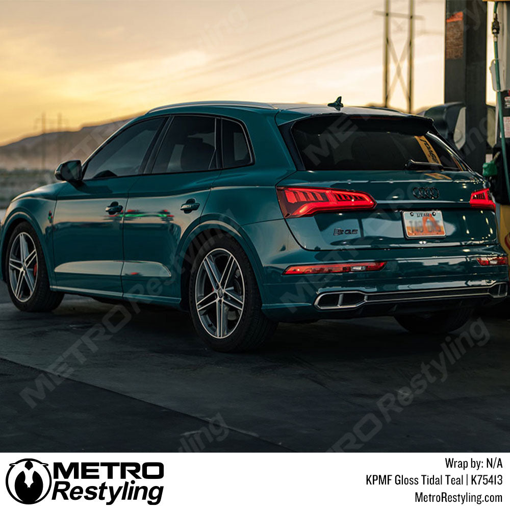 Gloss Tidal Teal Audi RSQ5 Vinyl Wrap