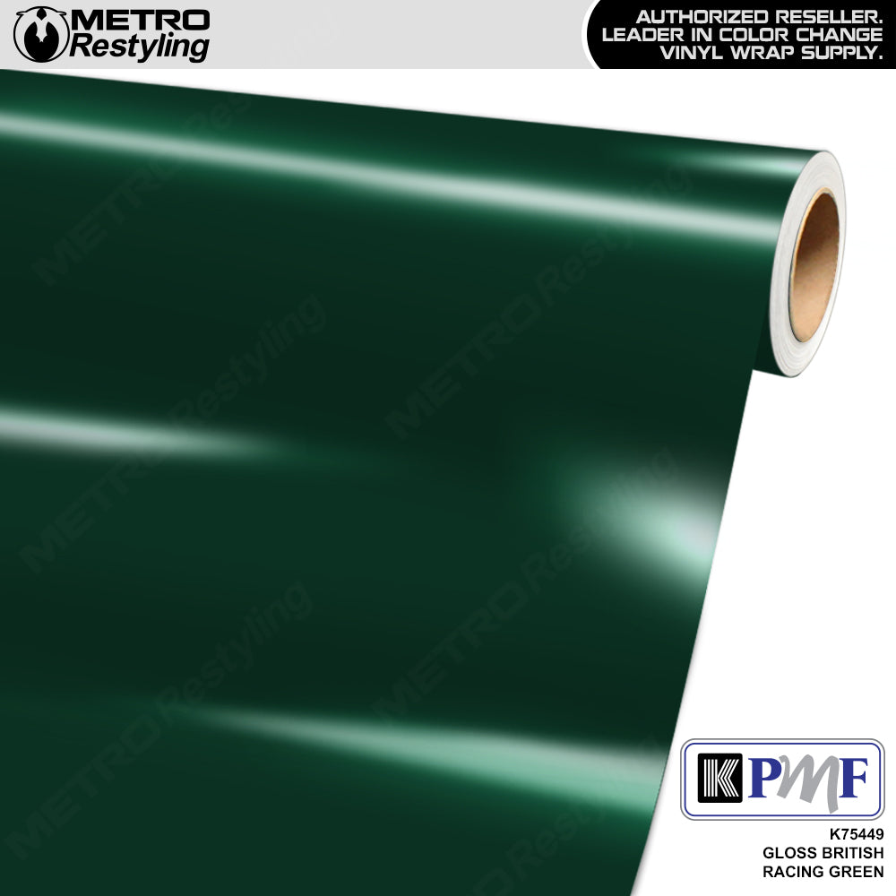 KPMF Gloss British Racing Green Vinyl Wrap