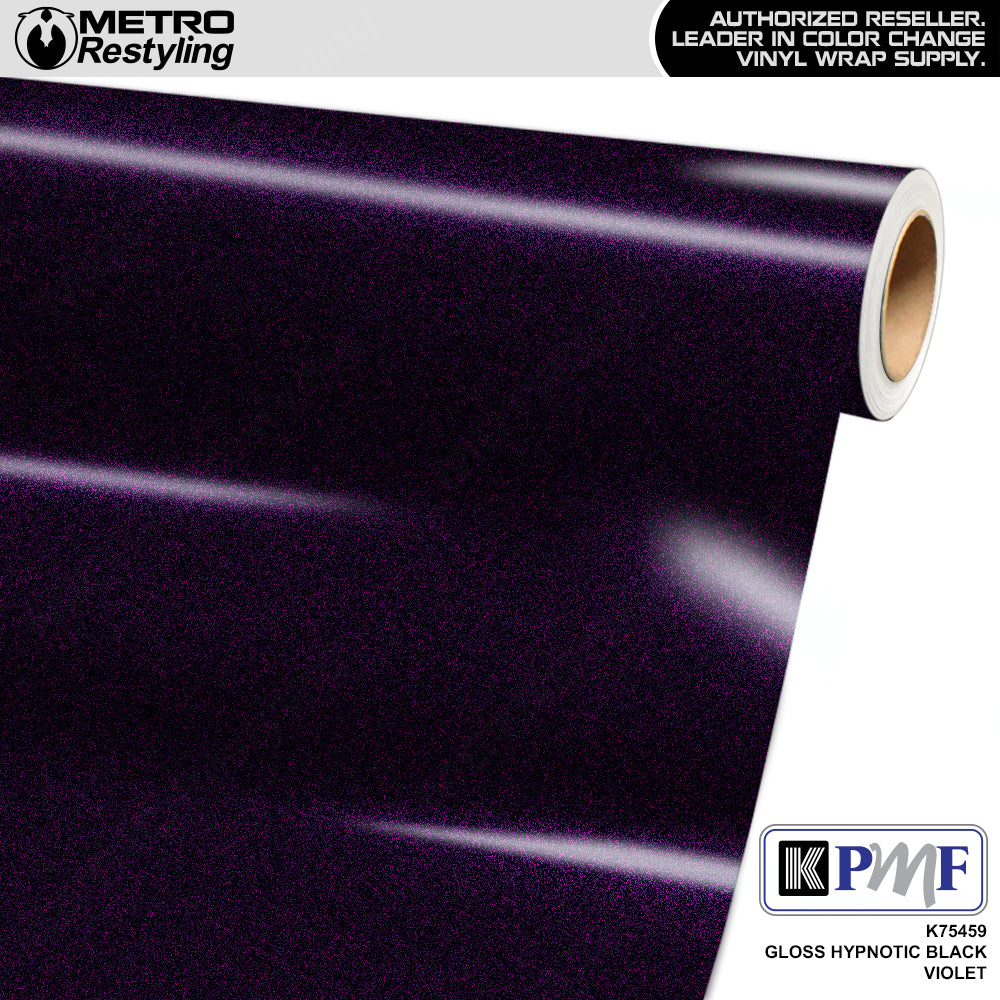 Matte Black Purple Vinyl Wrap