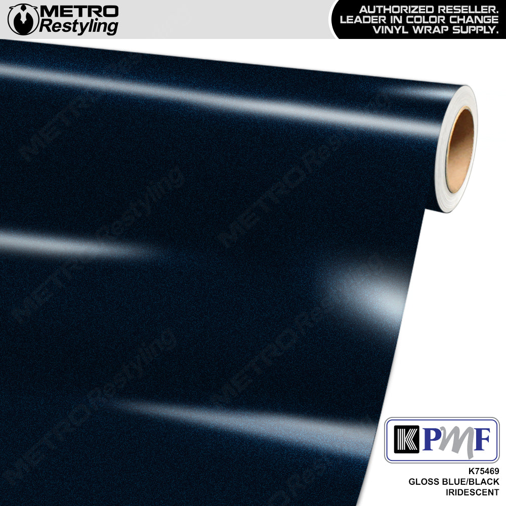 Gloss Blue Black Iridescent Wrap