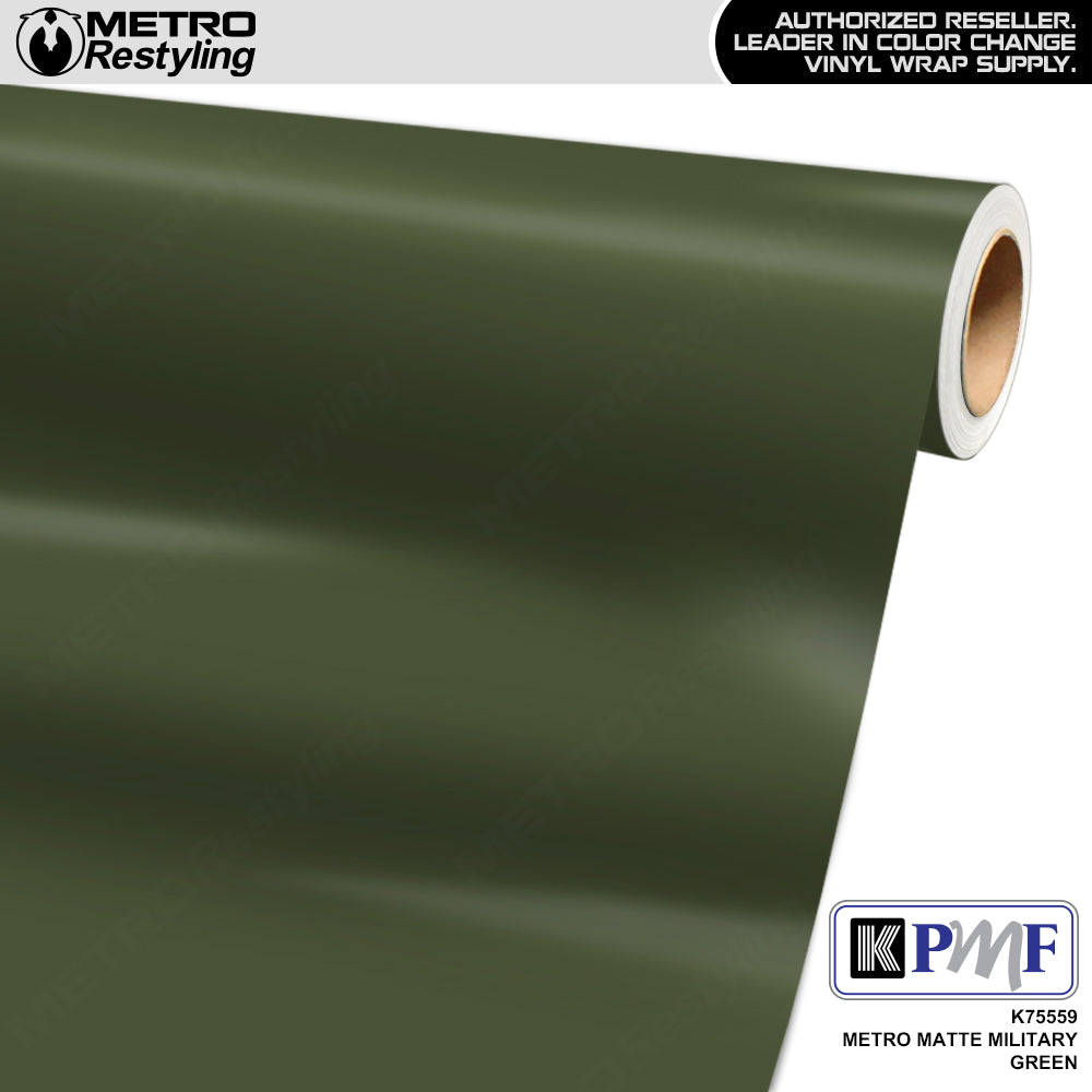 Matte Military Green Vinyl Wrap - KPMF