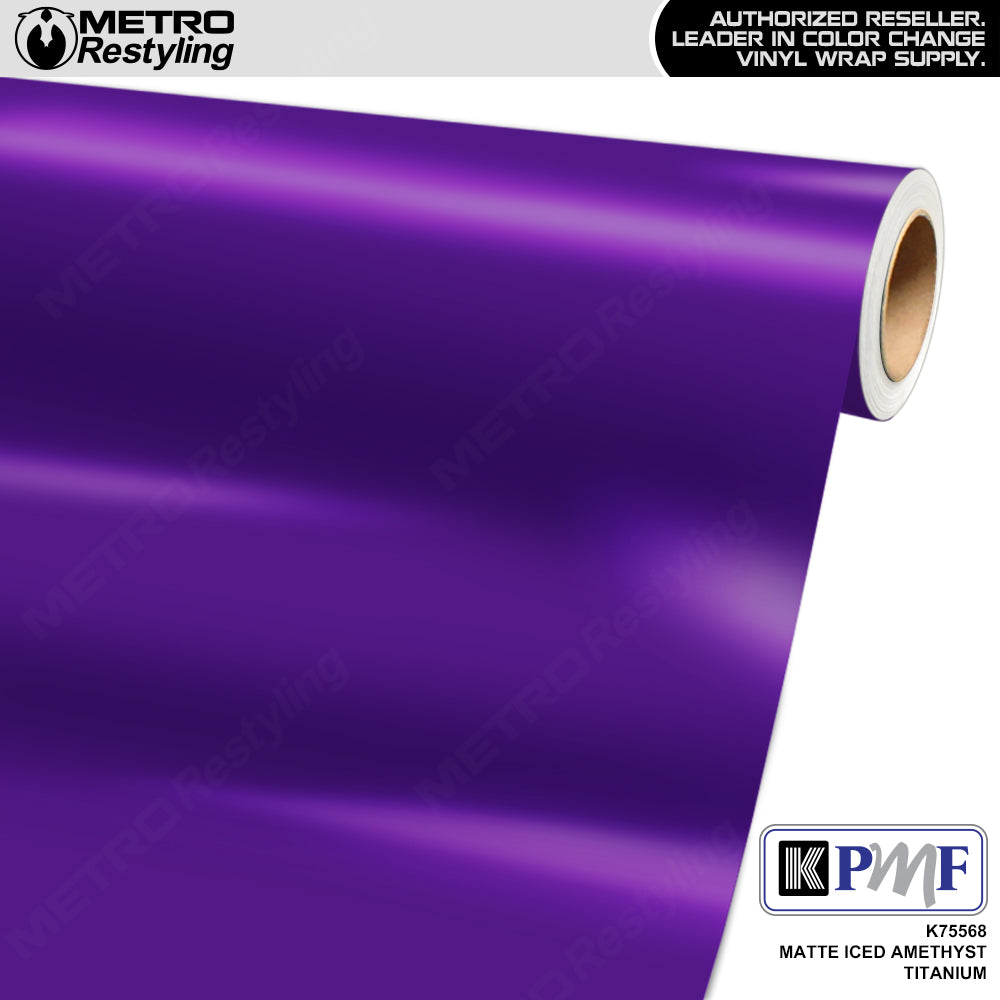KPMF K75500 Matte Iced Amethyst Titanium Vinyl Wrap | K75568