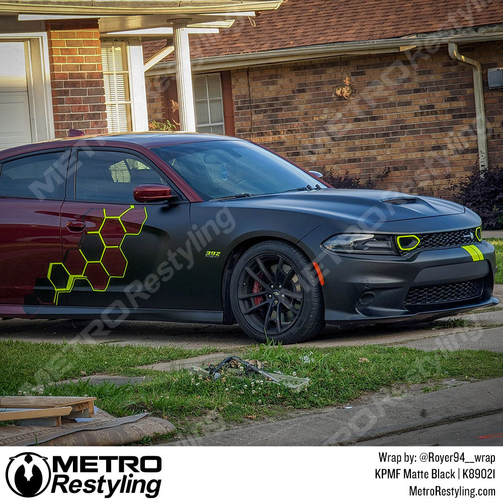 Dodge Charger Black Wrap