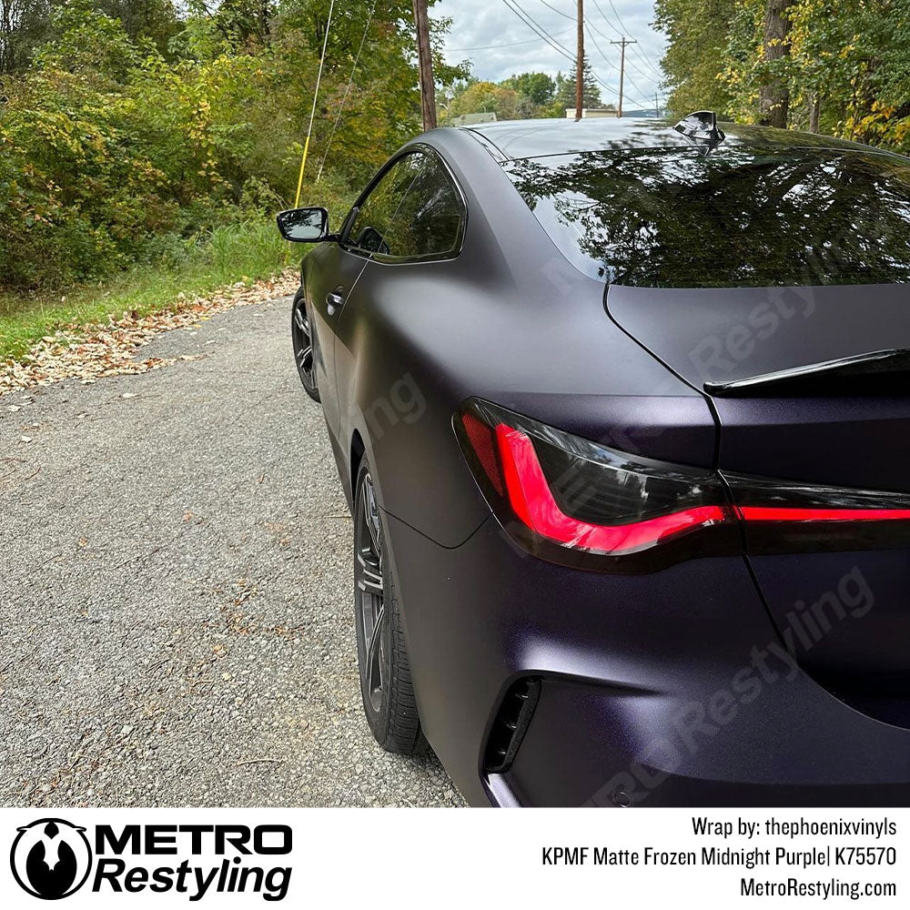 Matte Frozen Midnight Purple BMW M440I Vinyl Wrap