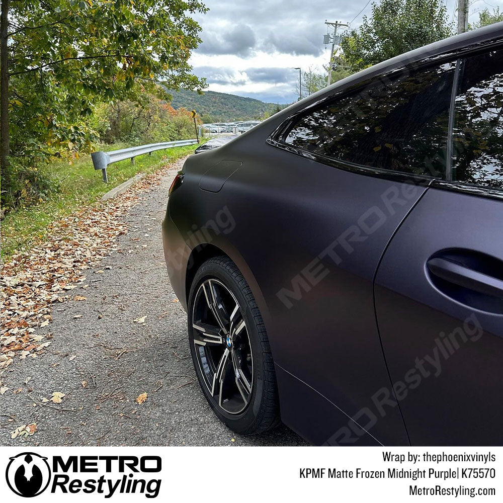 Matte Frozen Midnight Purple BMW M440I Vinyl Wrap