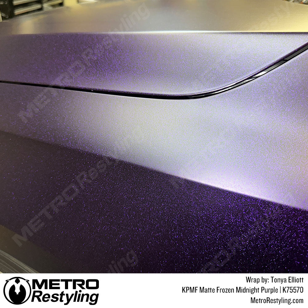 Matte Frozen Midnight Purple Volkswagen Jetta Vinyl Wrap