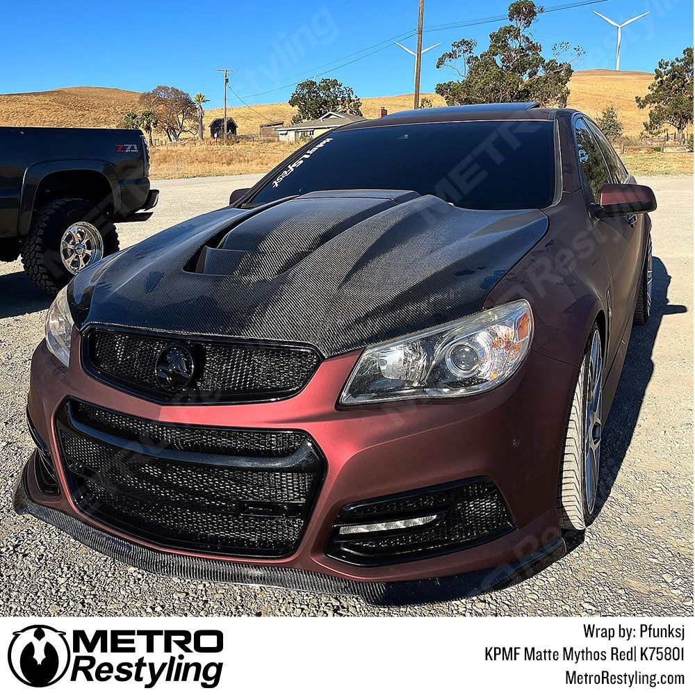 KPMF Mythos Red Chevy SS Vinyl Wrap