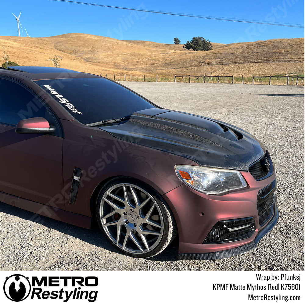 KPMF Mythos Red Chevy SS Vinyl Wrap