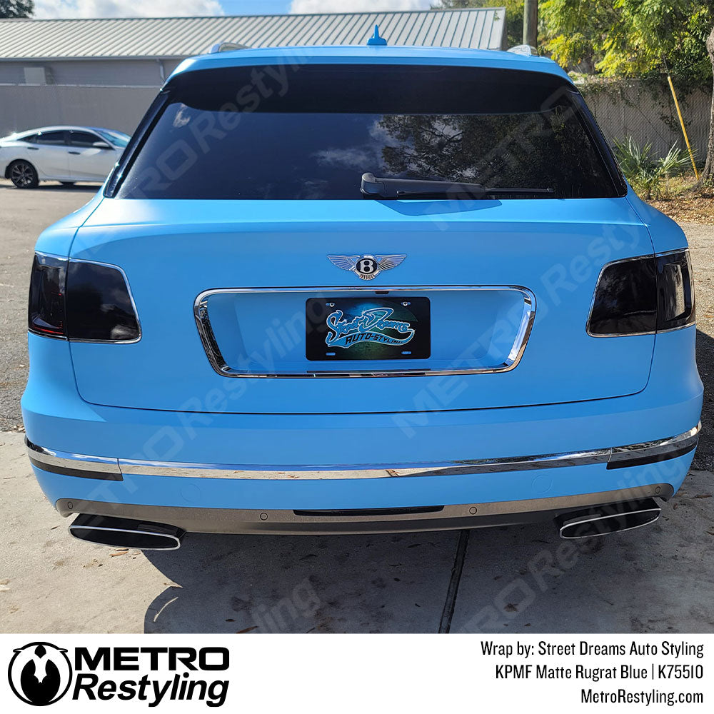 KPMF Matte Rugrat Blue Bentley Vinyl Wrap