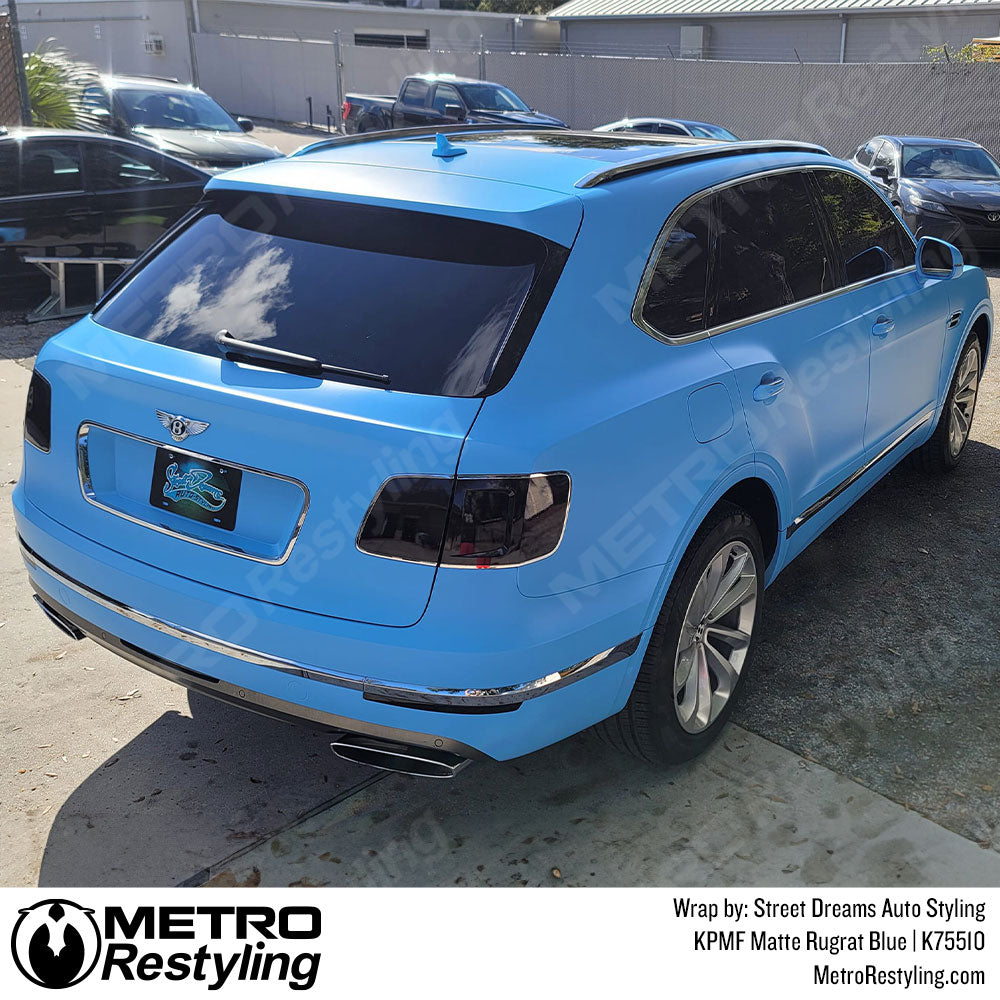 KPMF Matte Rugrat Blue Bentley Vinyl Wrap