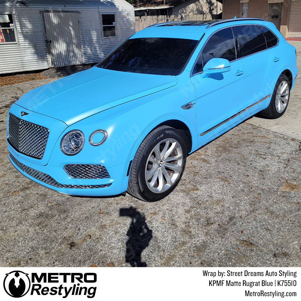 KPMF K75500 Metro Matte Rugrat Blue Vinyl Wrap | K75510