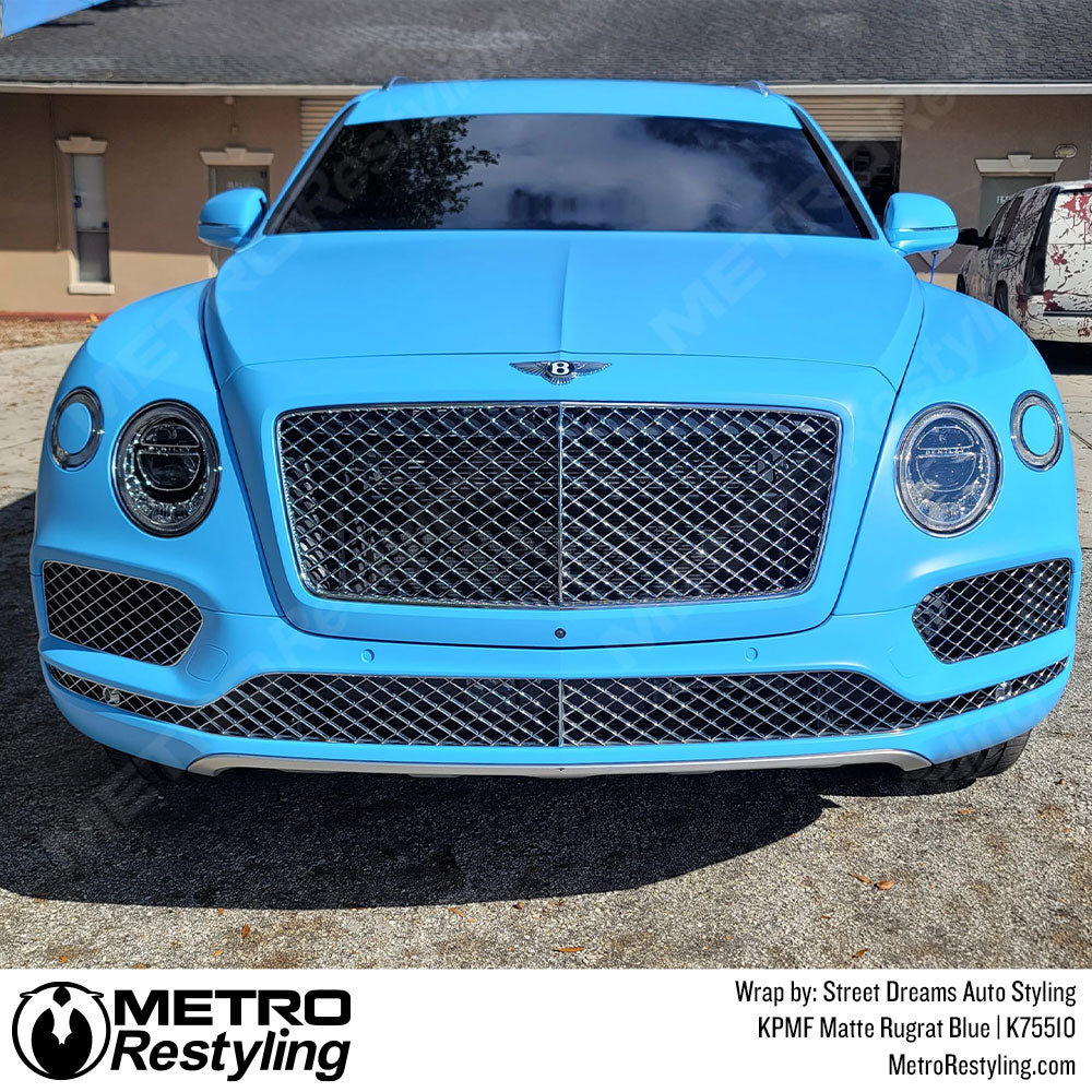 KPMF Matte Rugrat Blue Bentley Vinyl Wrap