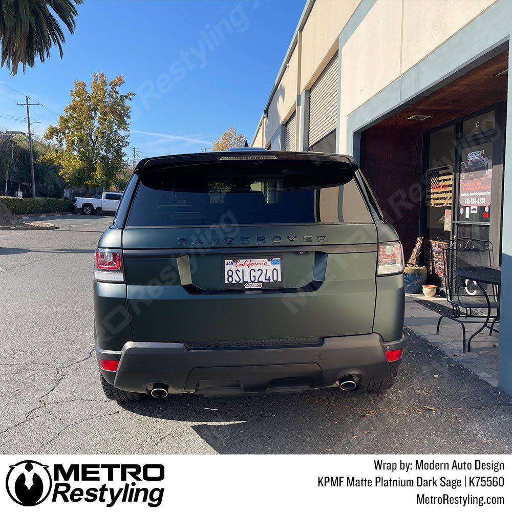 KPMF K75500 Matte Platinum Dark Sage Vinyl Wrap | K75560