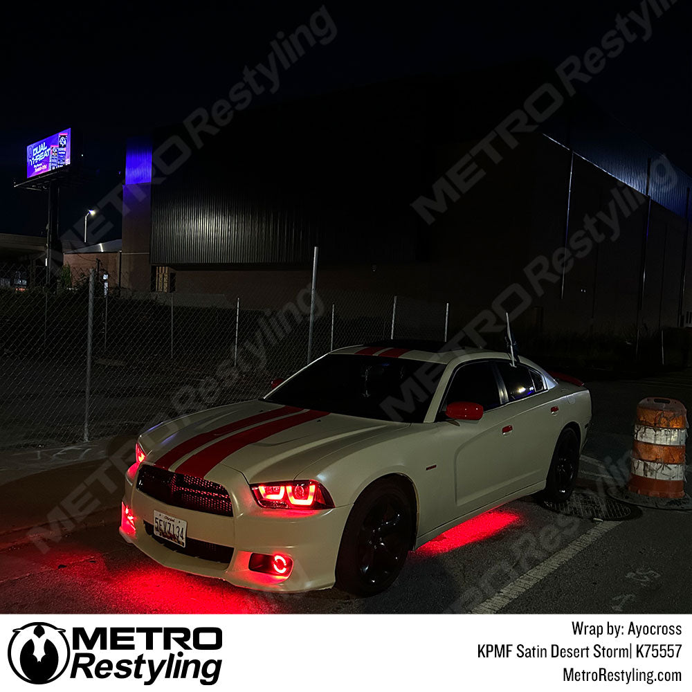 KPMF Satin desert Storm Dodge Charger Vinyl Wrap