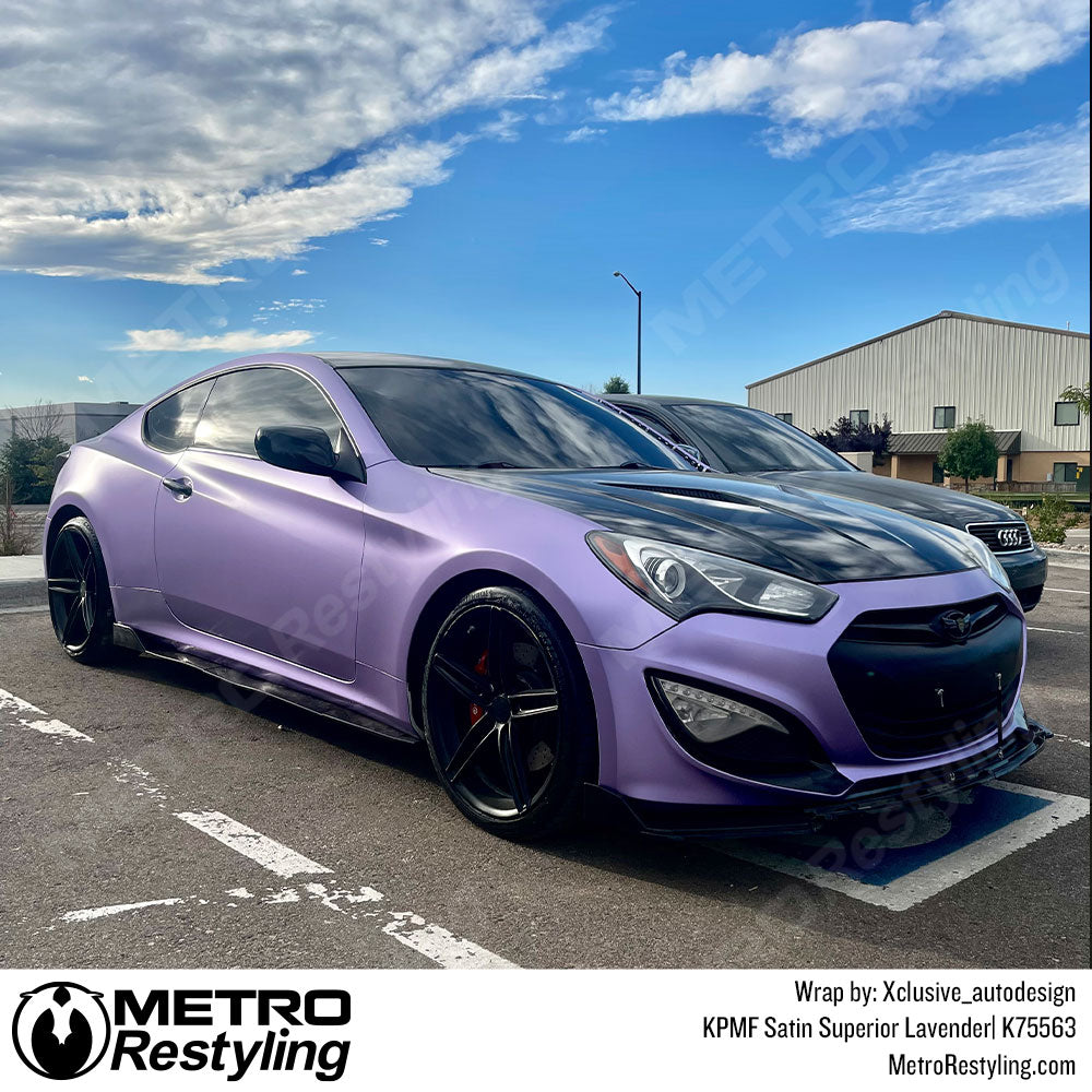 KPMF Satin Superior Lavender Hyundai Genesis Vinyl Wrap