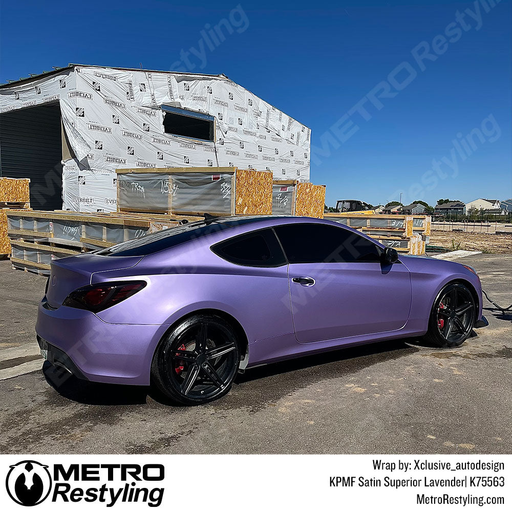 KPMF Satin Superior Lavender Hyundai Genesis Vinyl Wrap