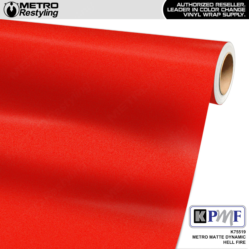 KPMF K75400 Metro Matte Dynamic Hell Fire Vinyl Wrap | K75519