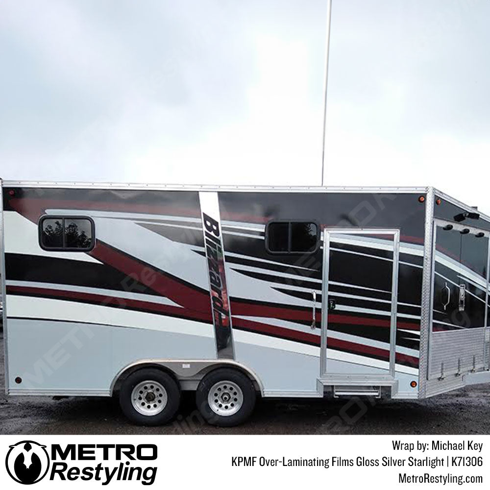 Gloss Silver Over-Laminating Film Wrap