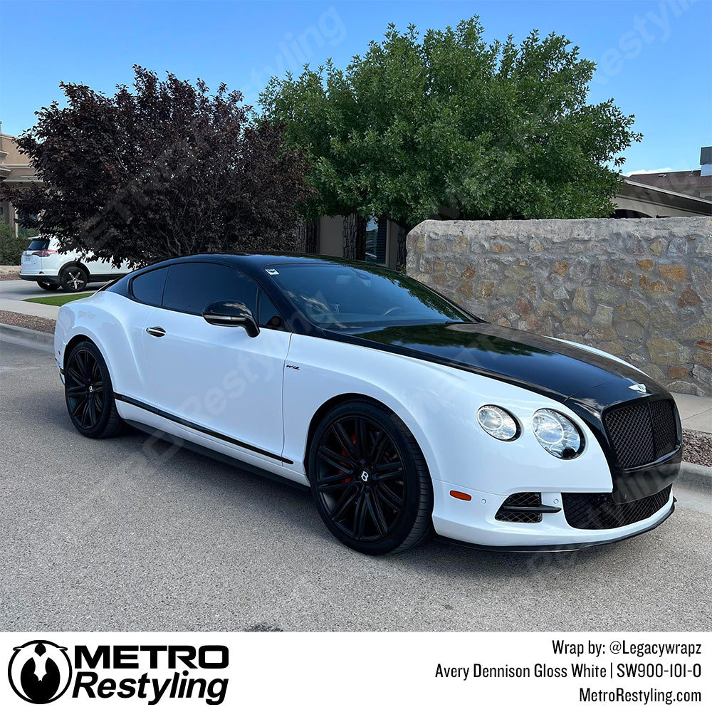 gloss white vinyl car wrap