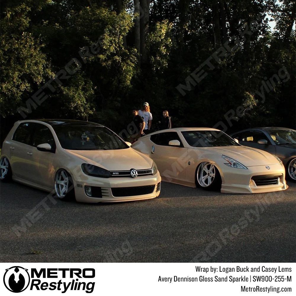 gloss sand vinyl car wrap