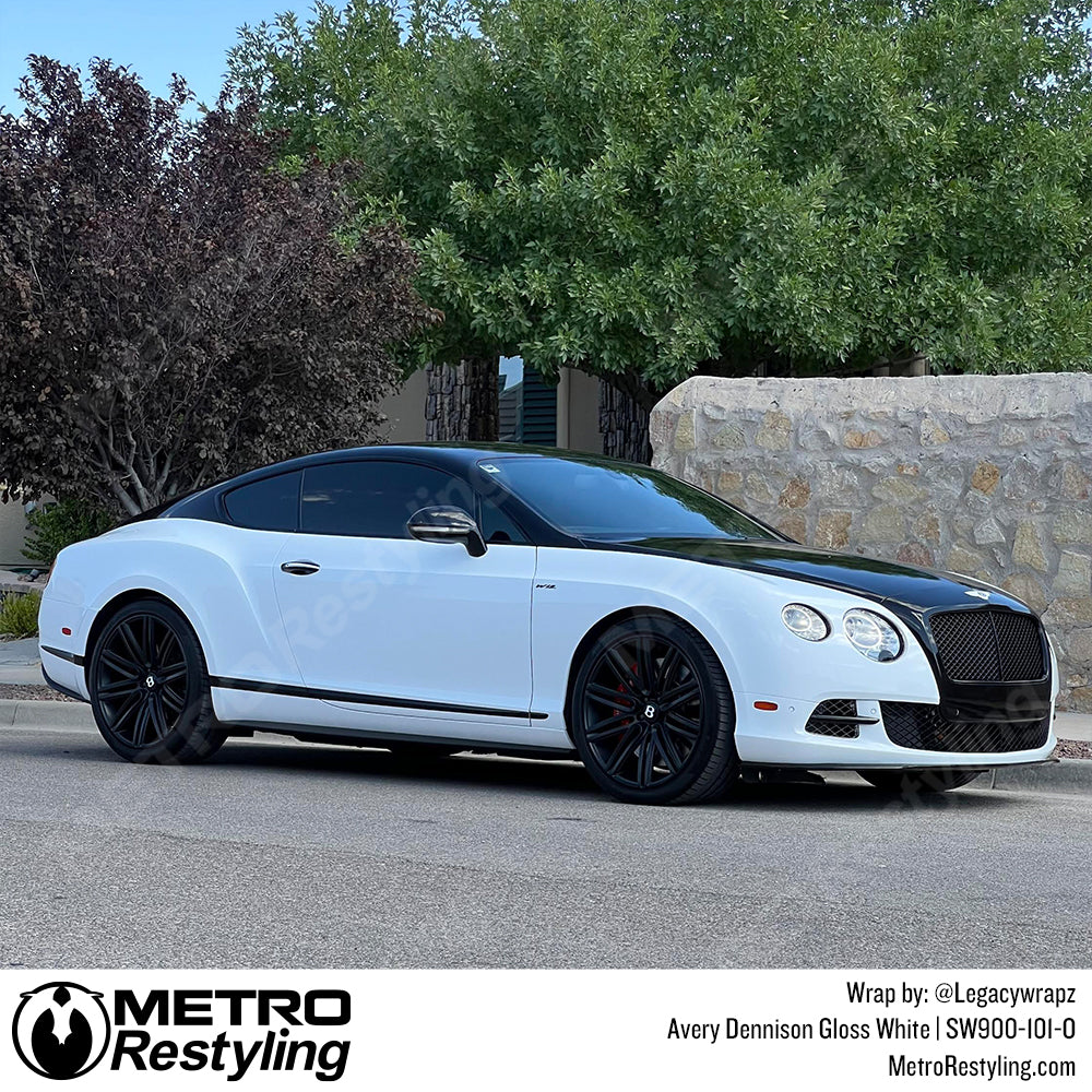 gloss white vinyl car wrap