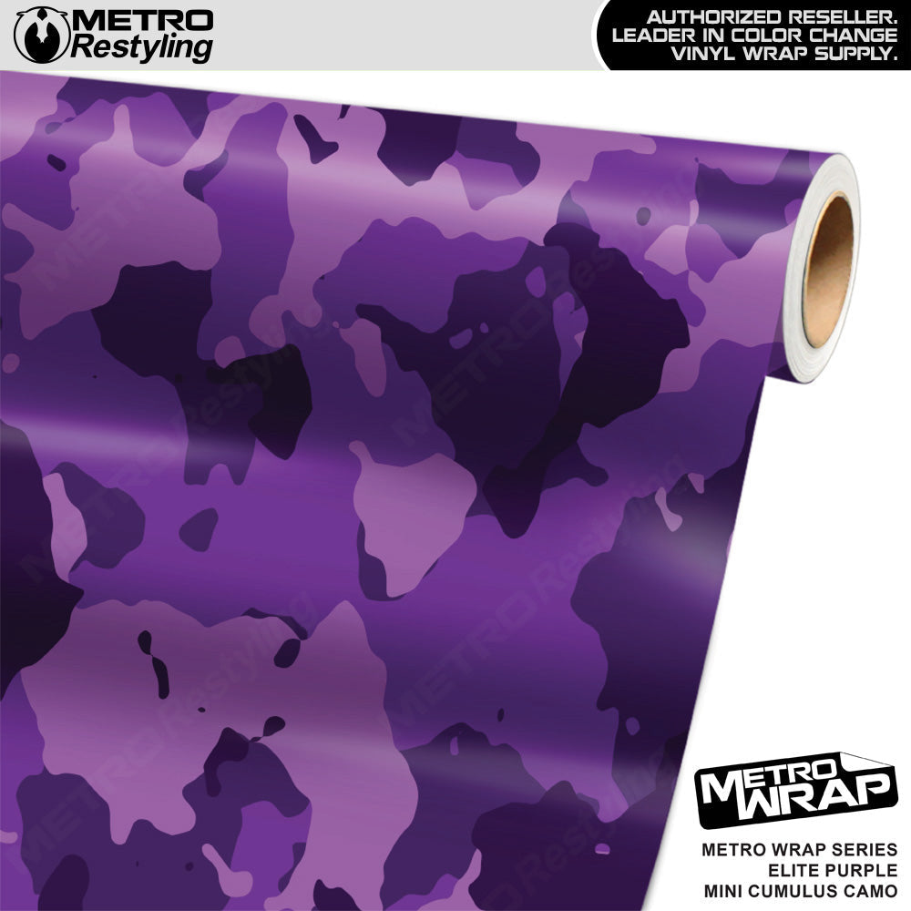 Metro Wrap Mini Cumulus Elite Purple Camouflage Vinyl Film - Avery Dennison Film - Satin Finish | BLOWOUT STOCK | (5 sq ft) | 834769