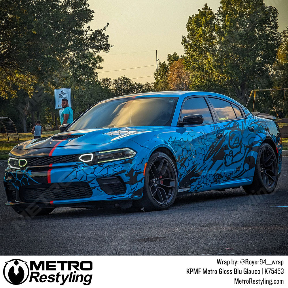KPMF K75500 Metro Gloss Blu Glauco Vinyl Wrap | K75453