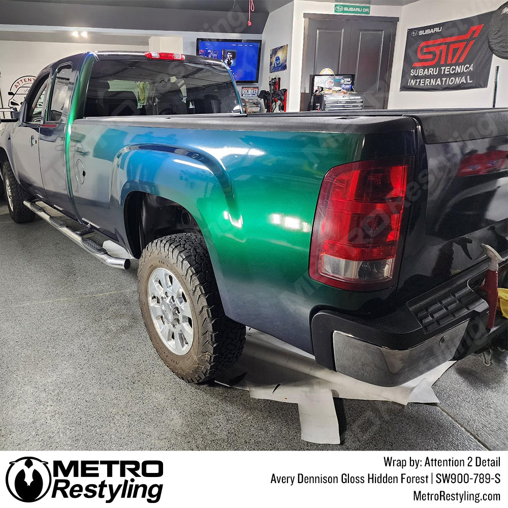 Forest Green gloss vinyl wrap