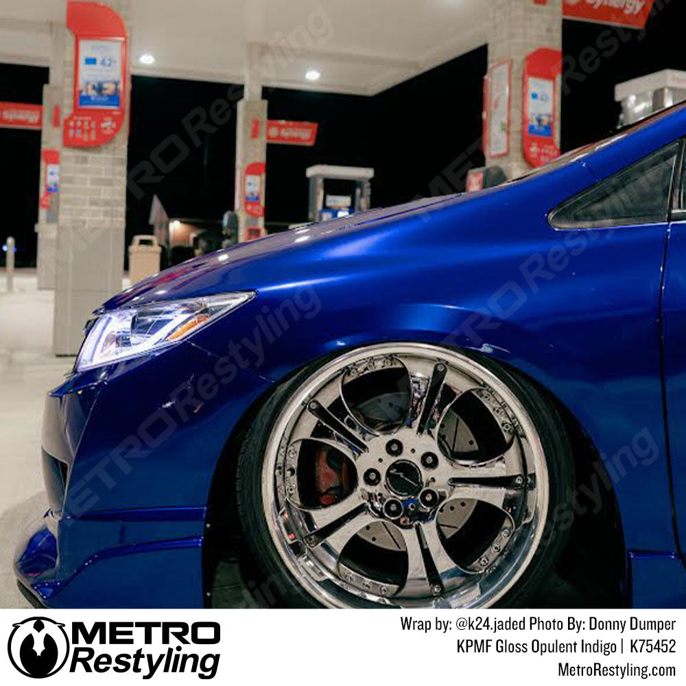 Indigo car Wrap