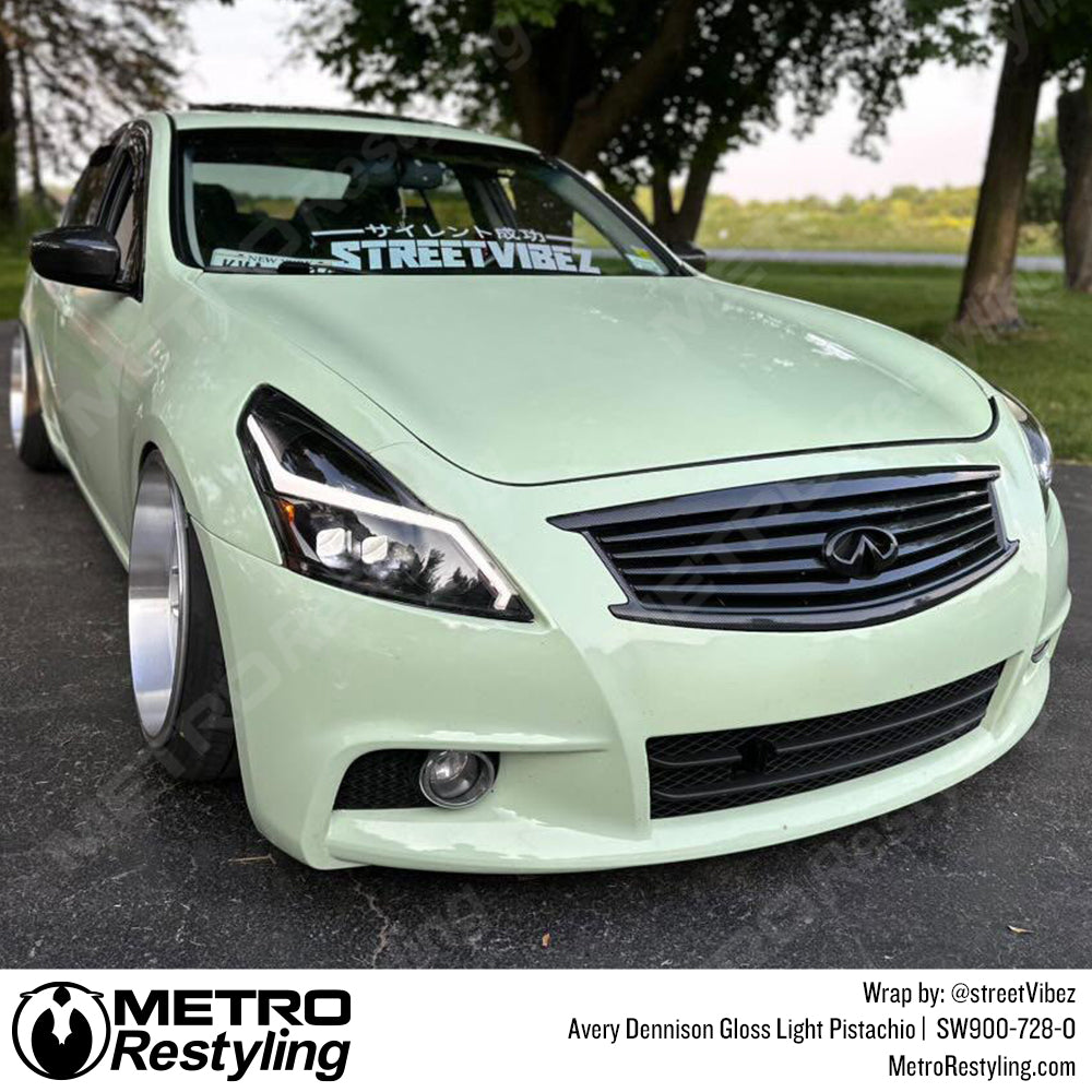 Pistachio car wrap