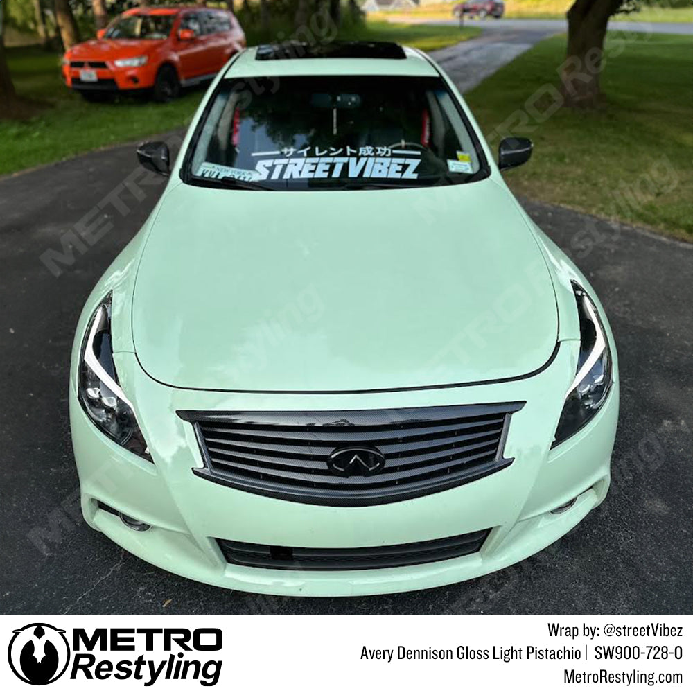 Vinyl car wrap Pistachio