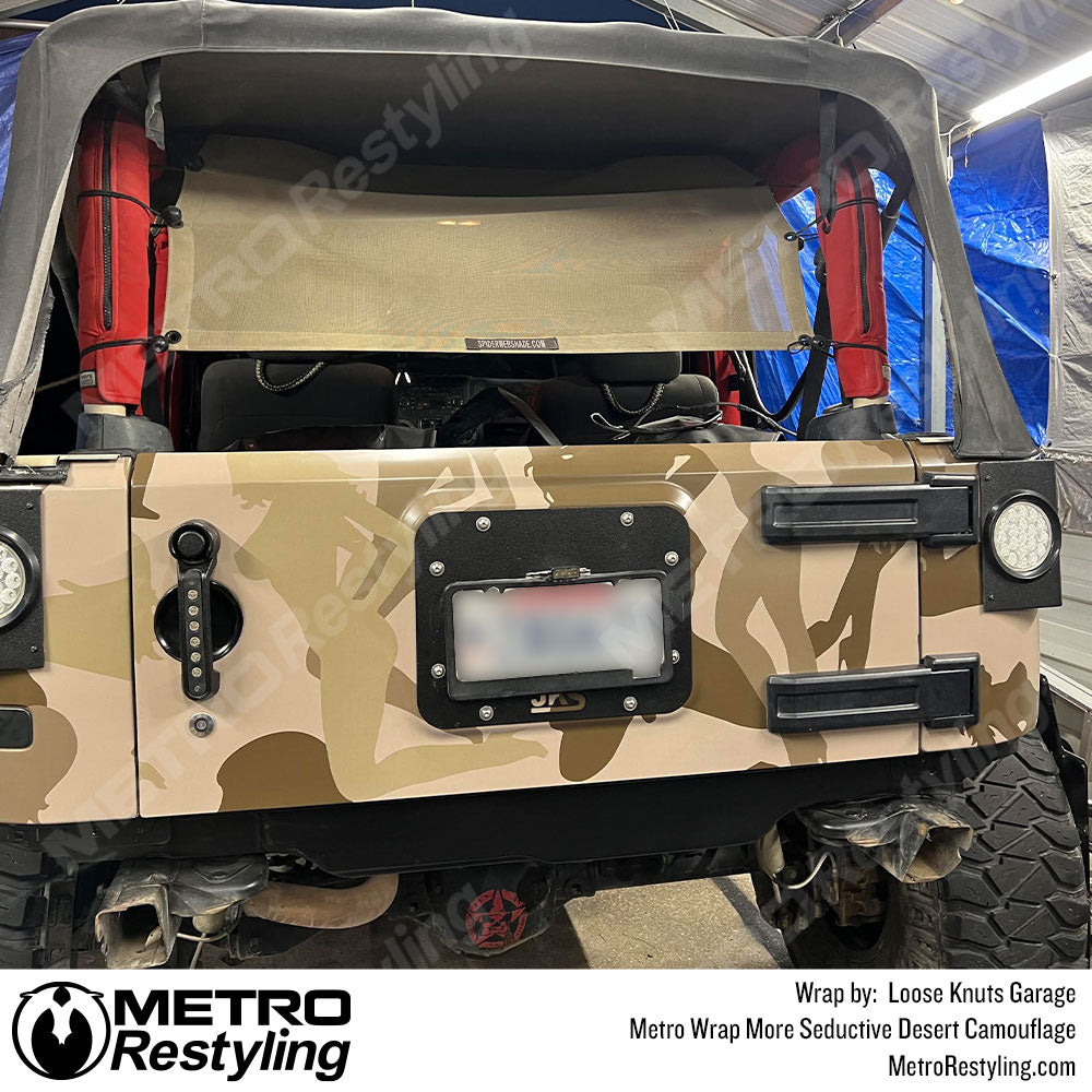 Desert Camo Vinyl Wrap